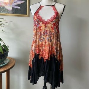 Free People Slip Dress with Lace detail